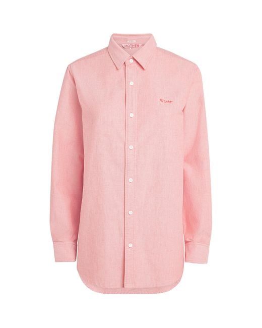Mother Pink Cotton The Bestie Shirt