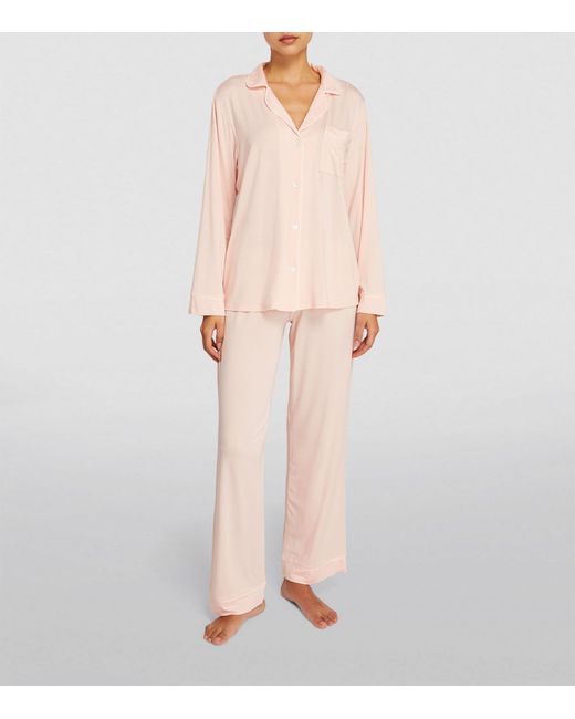 Eberjey Pink Gisele Classic Pyjama Set