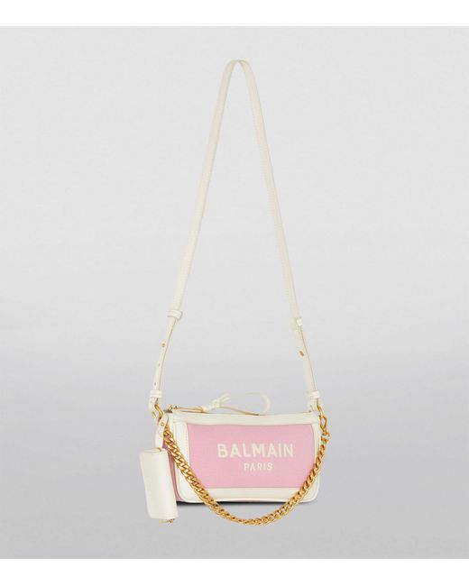 Balmain Pink B-army Chain Shoulder Bag