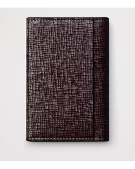 Cartier Purple Leather Losange Card Holder for men