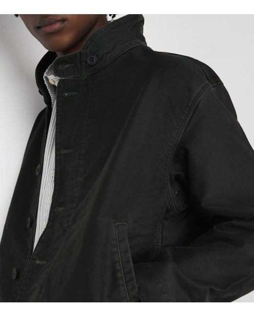 Ralph Lauren Black Double Rl Cotton N-1 Deck Jacket for men