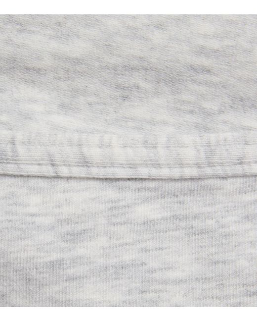 Skims Gray Cotton Everyday Scoop Bralette