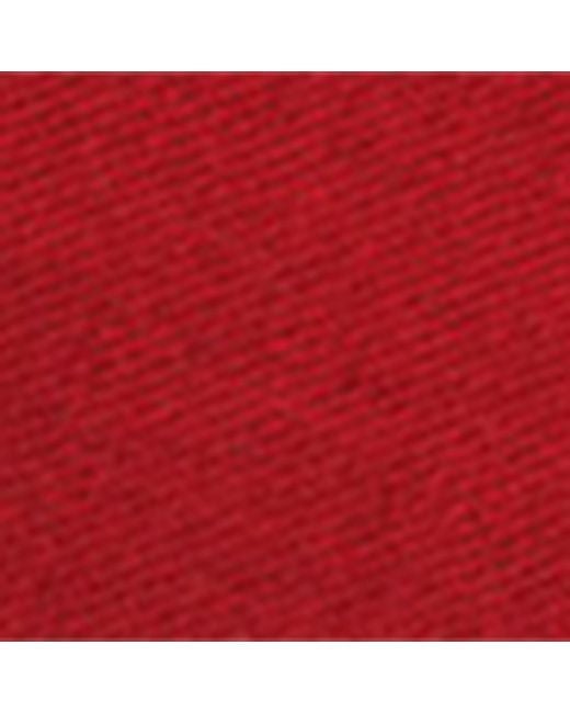 Burberry Red Cashmere Gradient Check Scarf