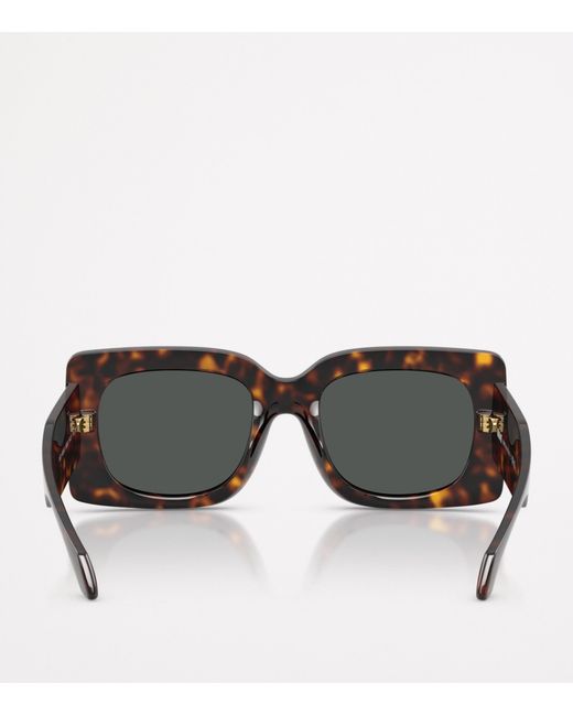 Versace Gray Square Sunglasses
