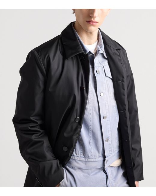 Prada Blue Gabardine Denim Jacket for men
