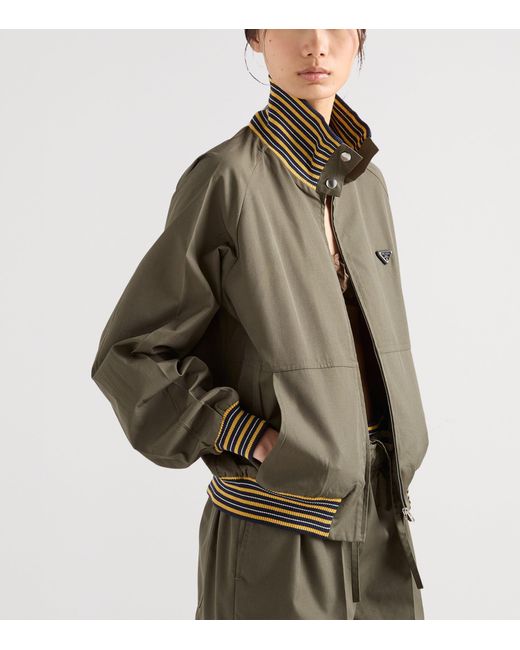 Prada Green Bomber Jacket for men