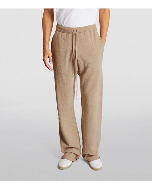 Maison Margiela Natural Wool-cashmere Relaxed Sweatpants for men