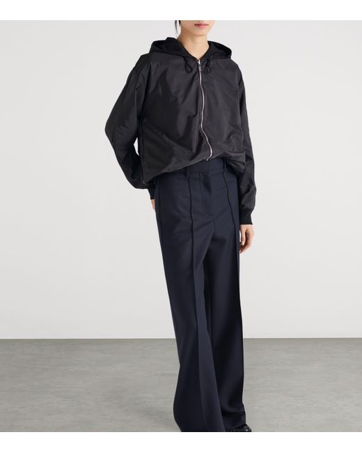 Prada Black Cotton Reversible Hoodie