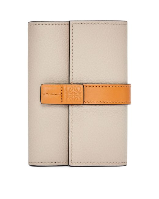Loewe Gray Small Calfskin Vertical Wallet