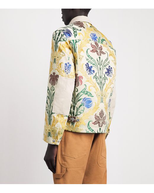 Junya Watanabe Metallic Embroidered Collared Jacket for men