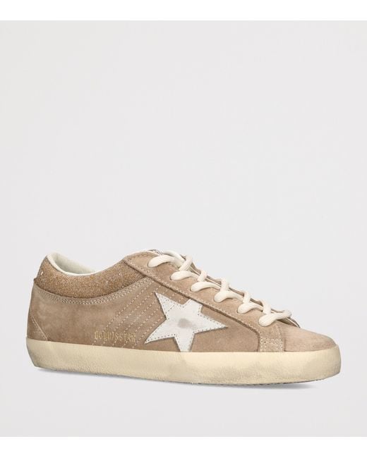 Golden Goose Deluxe Brand Natural Suede Super-Star Sneakers