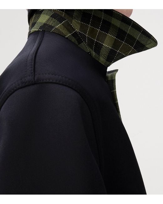 Loewe Blue Wool-Blend Reversible Overcoat for men