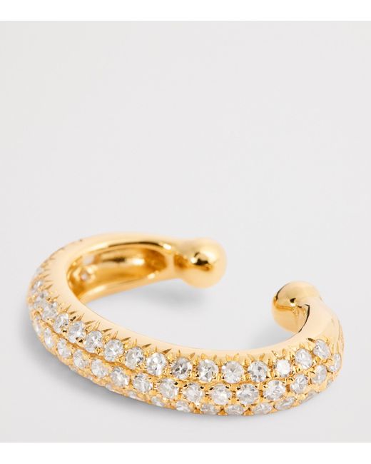 SHAY Metallic And Diamond Boho Jumbo Single Ear Cuff
