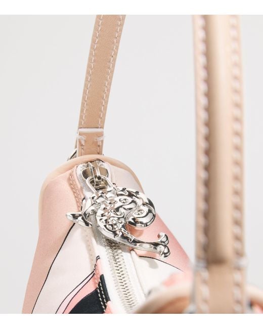 Emilio Pucci Pink Iride Print Yummy Shoulder Bag