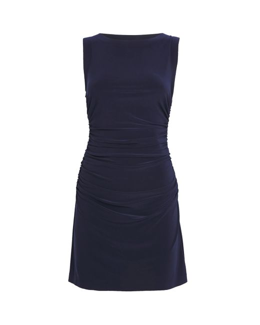 Norma Kamali Blue Pickleball Mini Dress