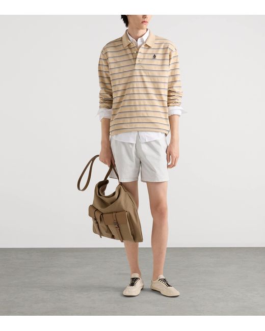Prada Natural Canvas And Leather Route Shoulder Bag for men