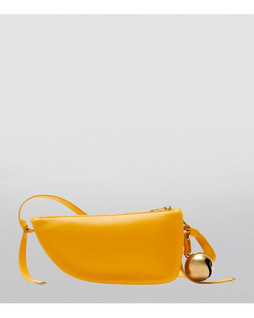 Burberry Yellow Mini Shield Sling Shoulder Bag