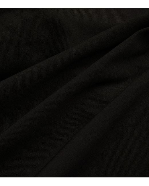 Eres Black Square-Neck Aquarelle Swimsuit