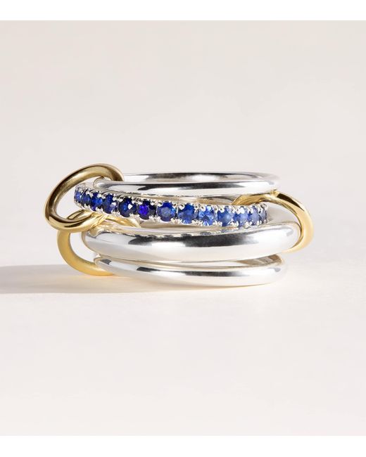 Spinelli Kilcollin Blue Sterling, And Sapphire Janssen Ombré Ring