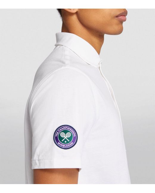 RLX Ralph Lauren X Wimbledon Mesh Polo Shirt in White for Men | Lyst