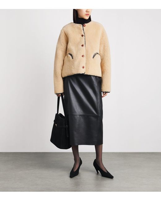 Blazé Milano Natural Shearling Tatoosh Gliss Jacket
