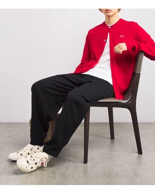 COMME DES GARÇONS PLAY Pink X Converse Polka Dot Heart Chuck Taylor All Star '70 Low-Top Sneakers for men