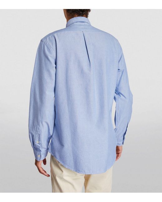 Polo Ralph Lauren Blue Cotton Polo Bear Shirt for men