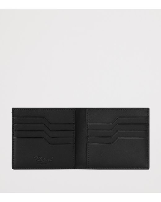 Chopard Black Small Leather Heritage Bifold Wallet for men