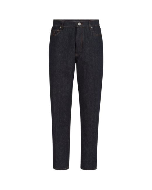 Brunello Cucinelli Blue Japanese Denim Jeans for men