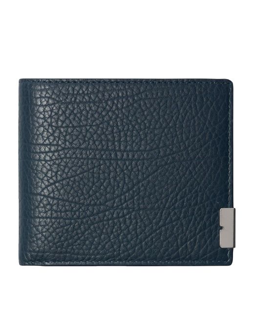 Burberry Blue B-cut Bifold Wallet for men