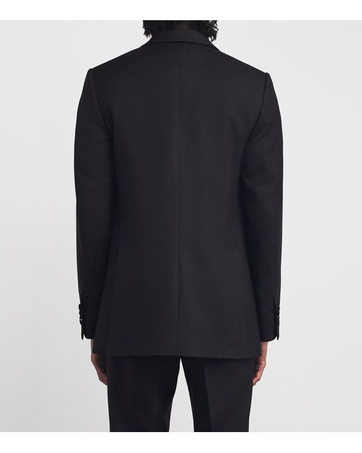 Amiri Black Double-Breasted Blazer for men