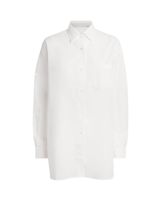 Agolde White X Maria Mcmanus Organic Cotton Poplin Shirt