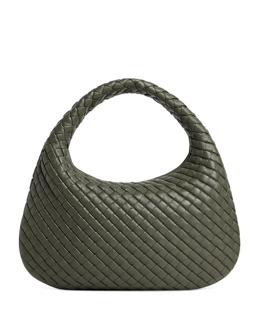 Bottega Veneta Green Small Leather Veneta Shoulder Bag