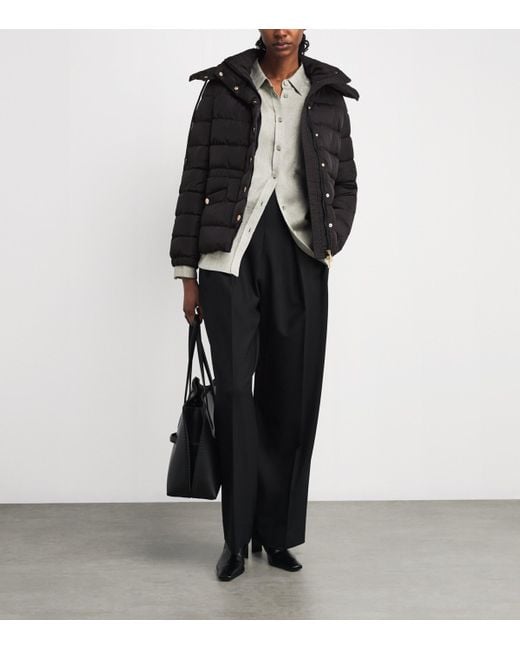 Weekend by Maxmara Black Down Water-Repellent Puffer Jacket