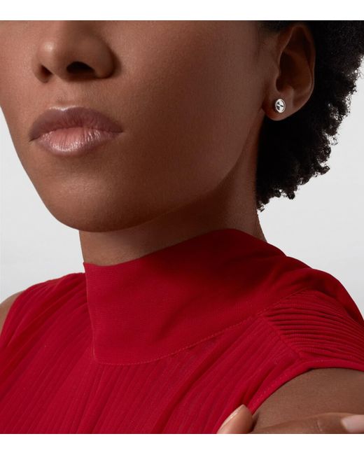 Cartier White Love Stud Earrings