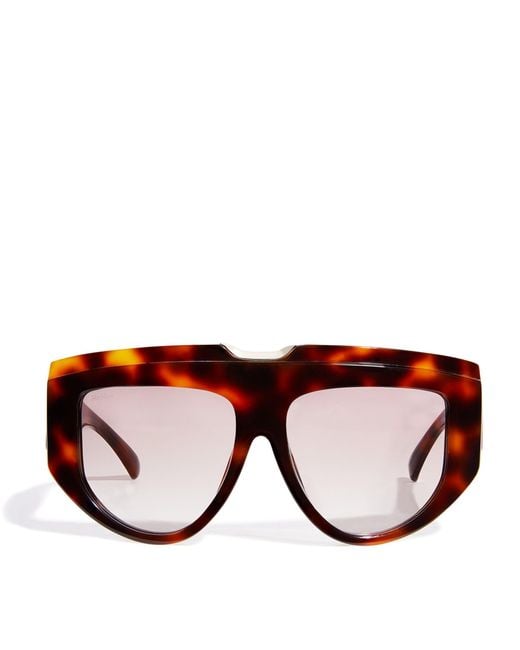 Max Mara Natural Geometric Sunglasses