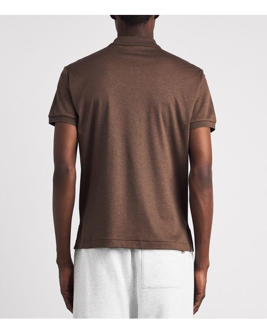 Polo Ralph Lauren Brown Cotton Classic-Fit Polo Shirt for men