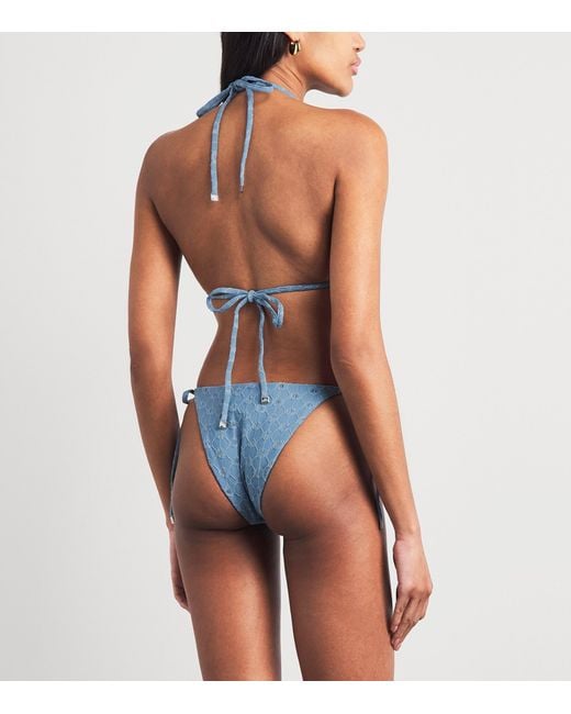 Devon Windsor Blue Eadie Tie Bikini Briefs