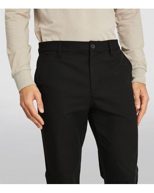 vuori Black Cascade Tech Chino Trousers for men