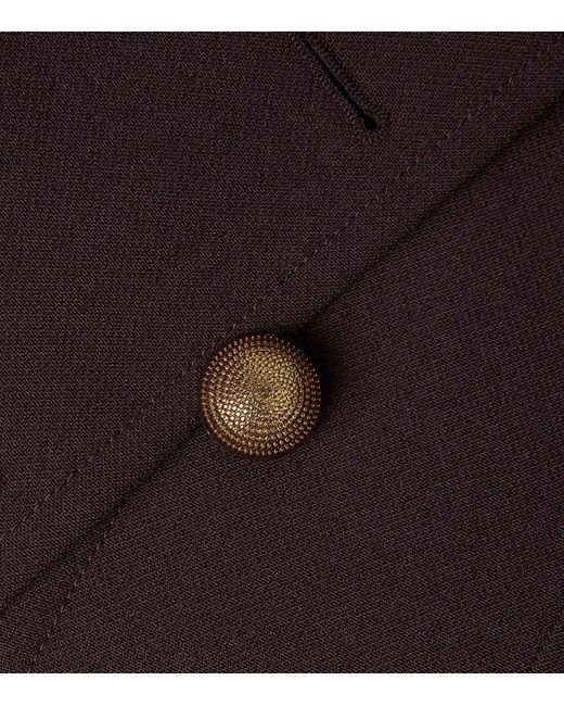 Chloé Blue Virgin Wool Darted Jacket