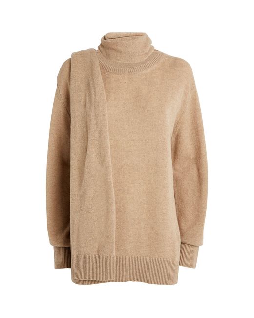 Stella McCartney Natural Regenerated Cashmere-blend Sweater