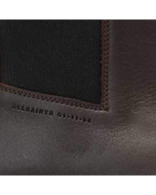 AllSaints Black Leather Hallie Chelsea Boots