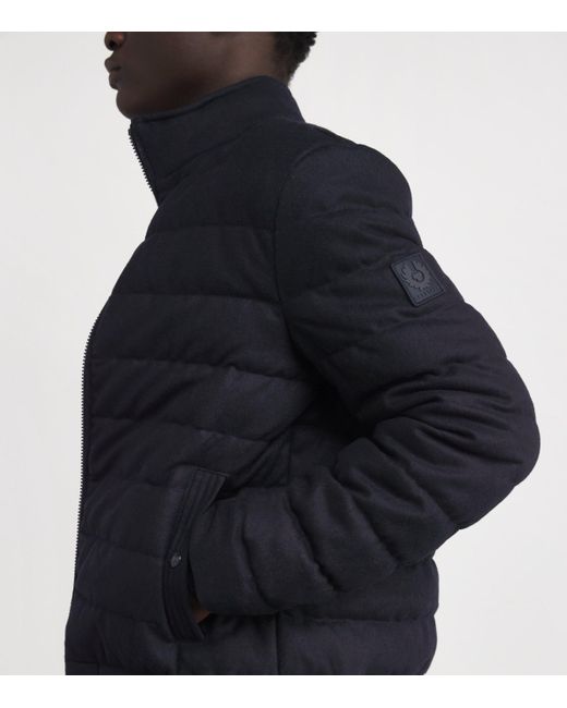 Belstaff Blue Down Water-Repellent Circuiteer Jacket for men