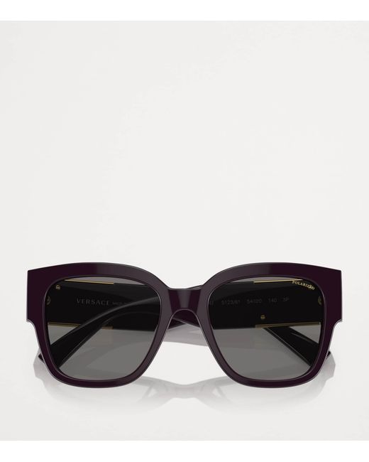 Versace Gray Acetate Ve4437U Medusa Sunglasses