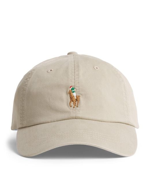 Polo Ralph Lauren Natural Cotton Polo Pony Baseball Cap for men