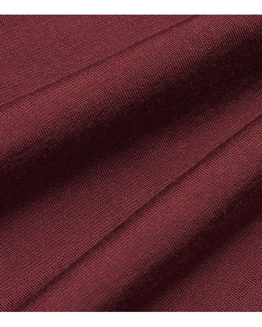 Wolford Purple High-Neck Colorado Bodysuit