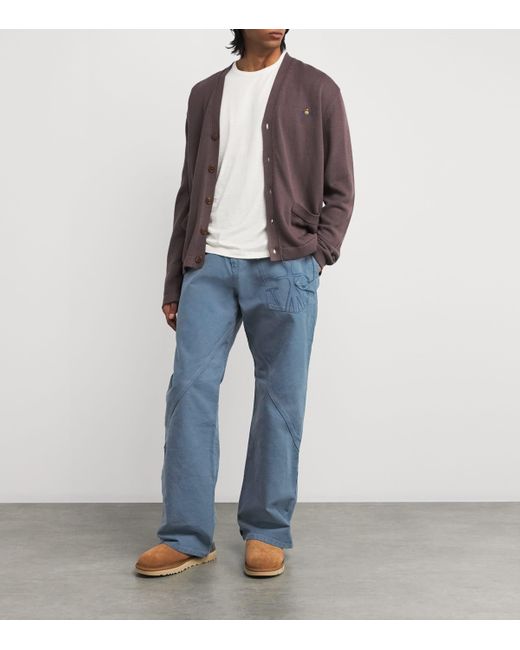 J.W. Anderson Blue Denim Twist Jeans for men
