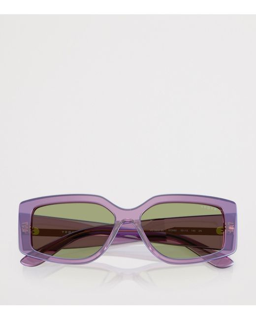 Vogue Green Acetate Vo5642Su Rectangle Sunglasses