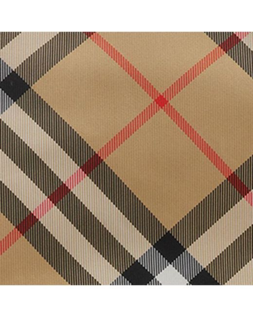 Burberry Brown Small Check Backpack for men