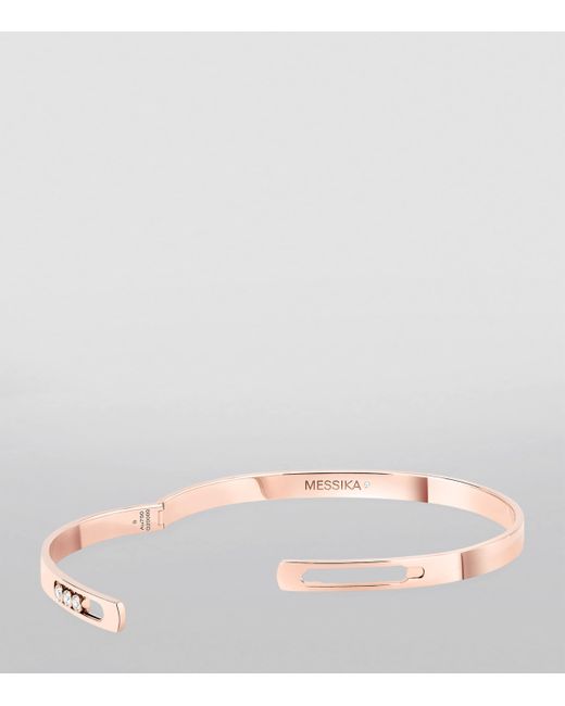 Messika White And Diamond Move Noa Bangle